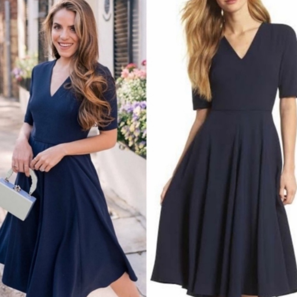 Gal Meets Glam Edith City Fit & Flare Dress, Size 10